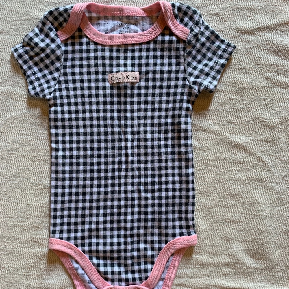 Baby Girl Calvin Klein Onesie  3 - 6 M